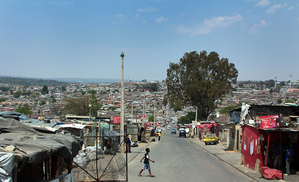 A street in Alexandra Township