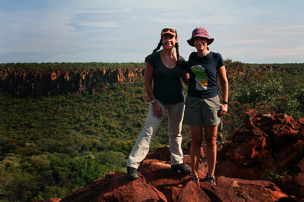 heather and michelle on plateau