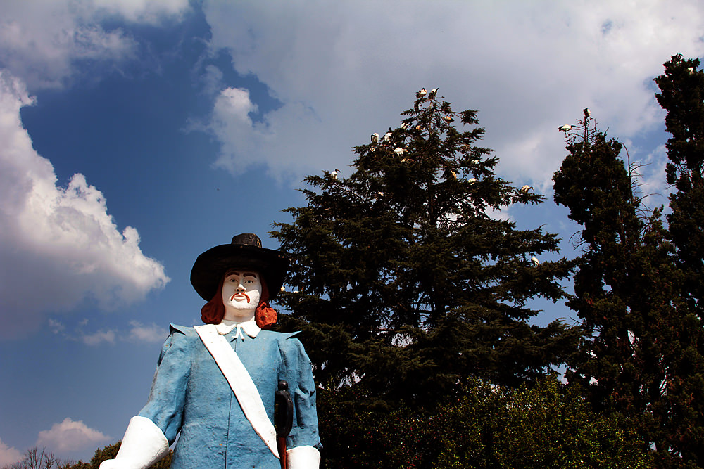 Jan Van Riebeeck statue at Santarama Miniland