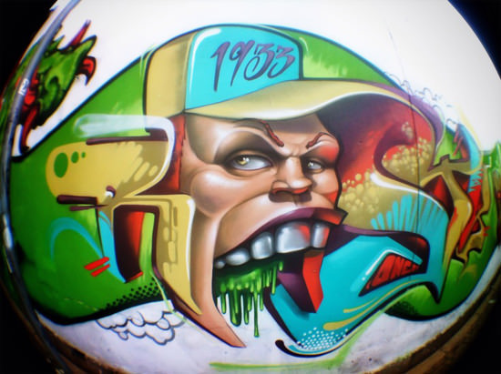 fish-eye graffiti