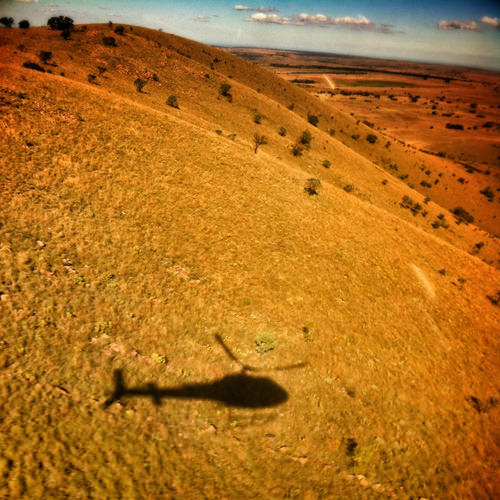 copter shadow