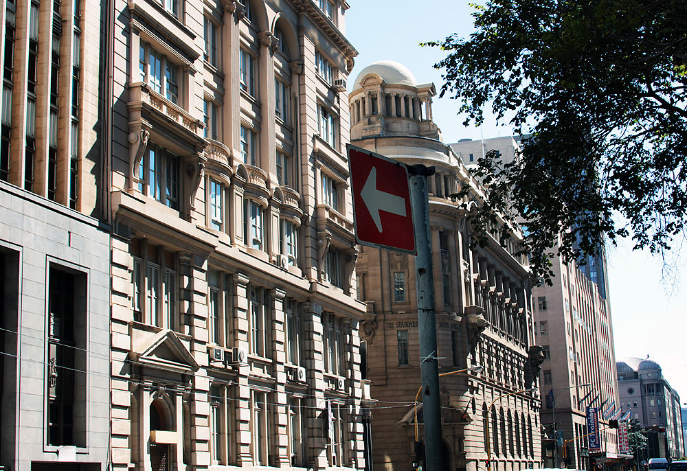 Standard Bank building and sign