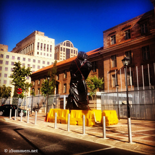 covered statue instagram