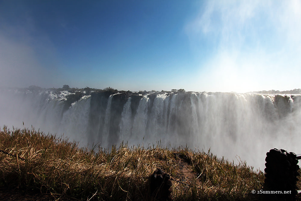 Falls Zambia side