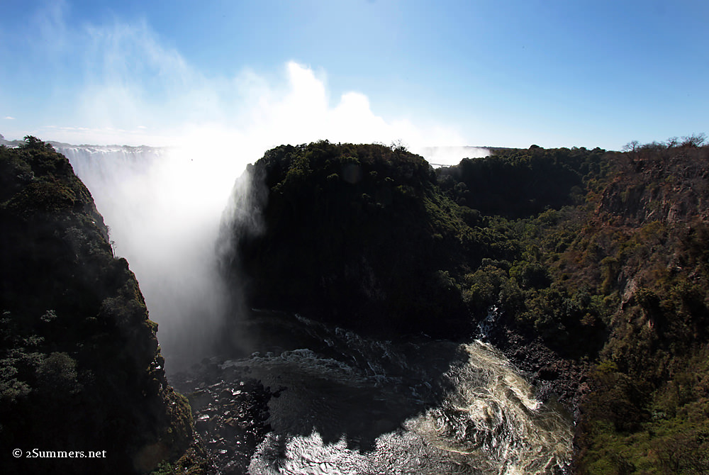 Falls from Livingstone Bridge