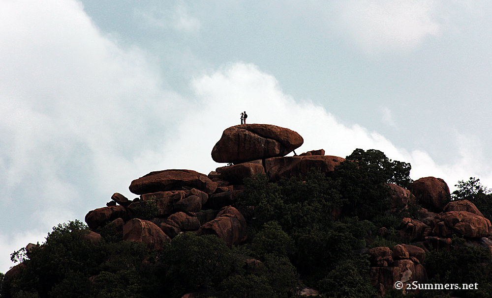People on Lonehill Koppie