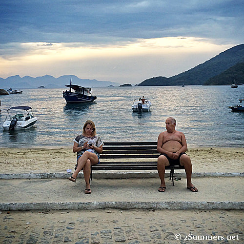 Isla Grande bench