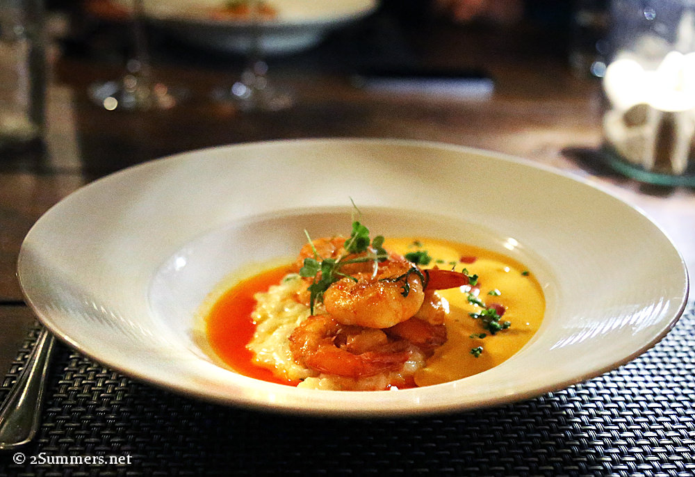 Terroire prawn risotto