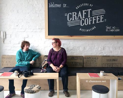 Ray and Fiver in Craft Coffee