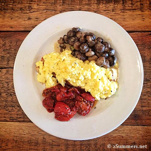 Croft and Co scrambled egg breakfast