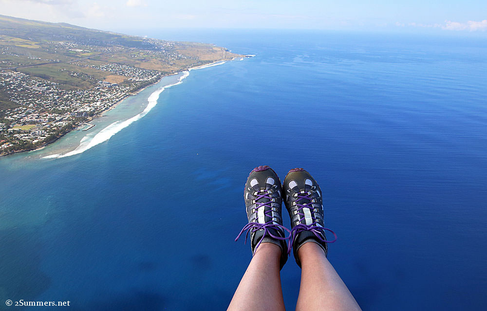 Paragliding-feet