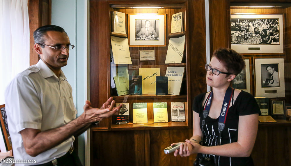 Puneet and Ang at the L. Ron Hubbard House