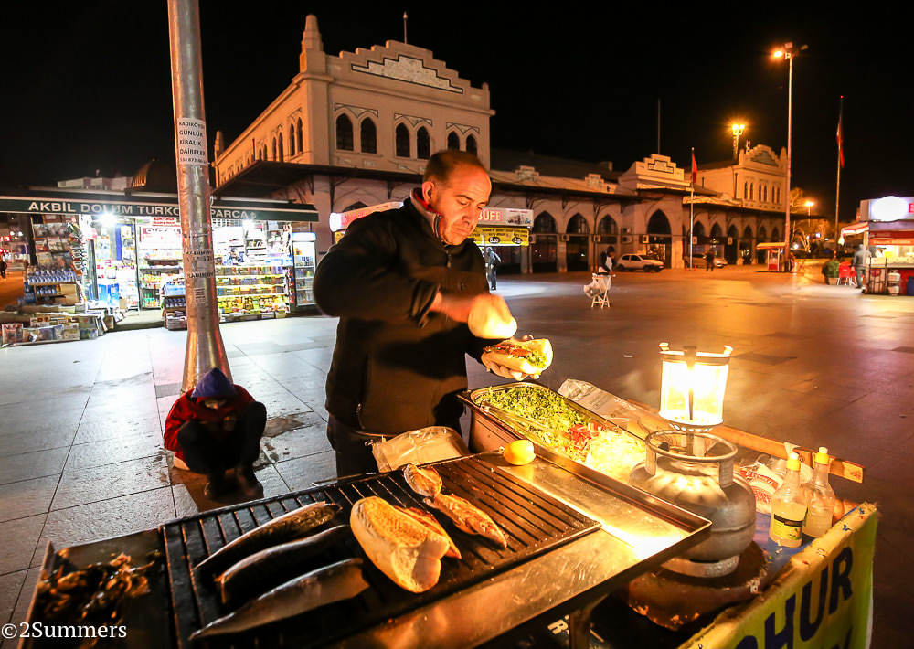 Istanbul fish sandwich