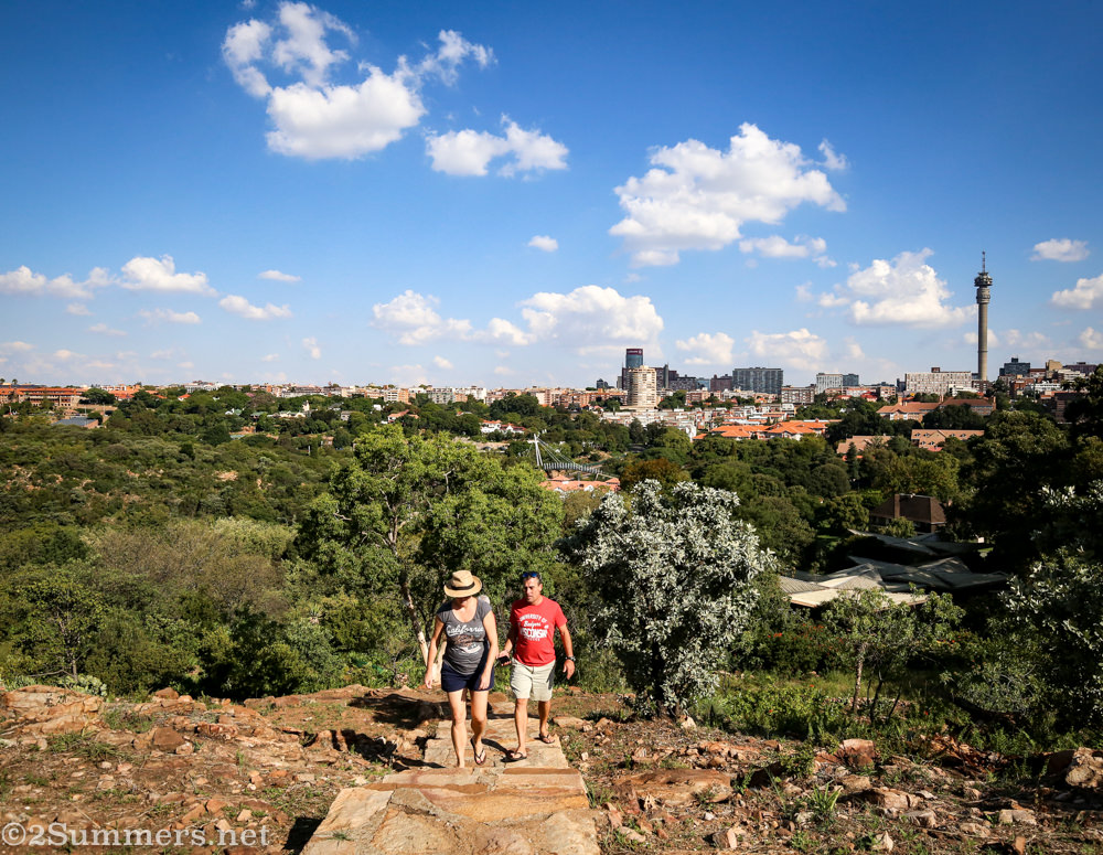Joburg skyline from the top of the Wilds