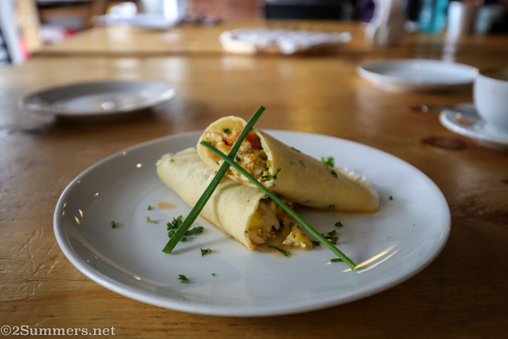 Industry Bakery breakfast wrap with egg