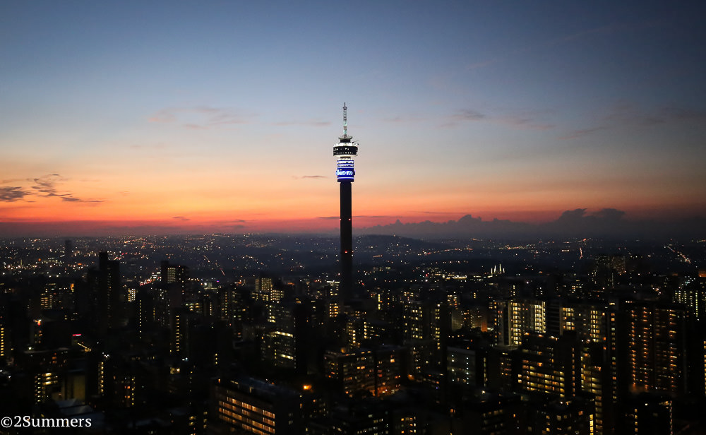 Hillbrow from the top of Ponte City