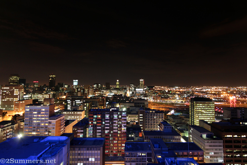 Joburg skyline from Orion Braamfontein
