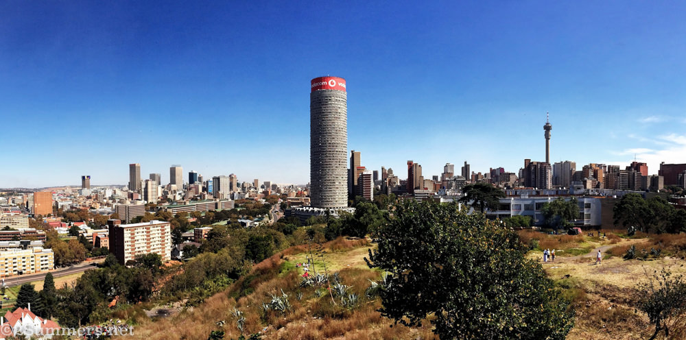 Joburg skyline from Yeoville Ridge