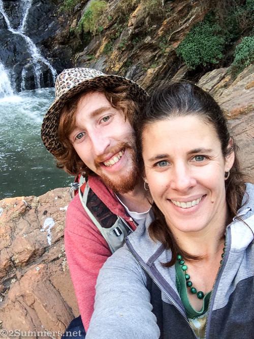 Heather and Ray on a romantic date in Walter Sisulu