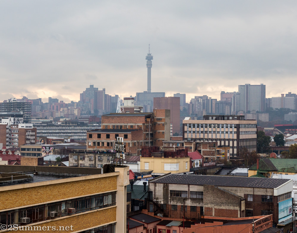 View from Bjala Square toward Hillbrow.