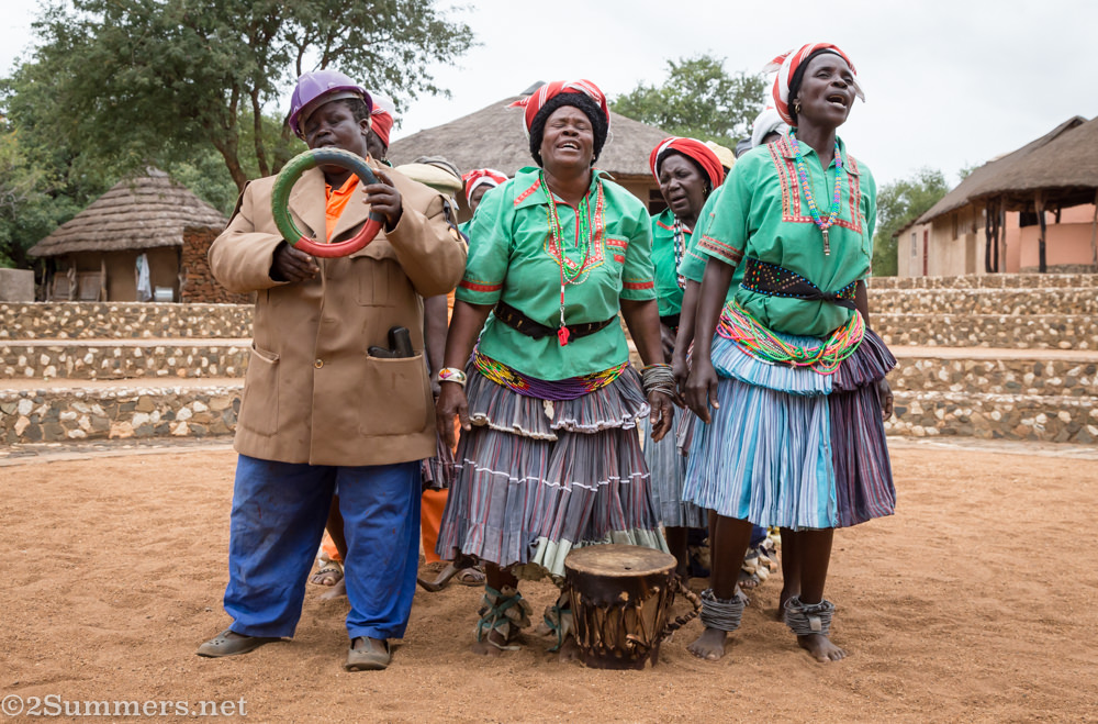 Makuleke actors on bus