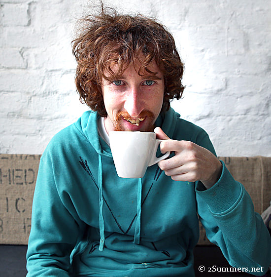 Ray coffee foam smile