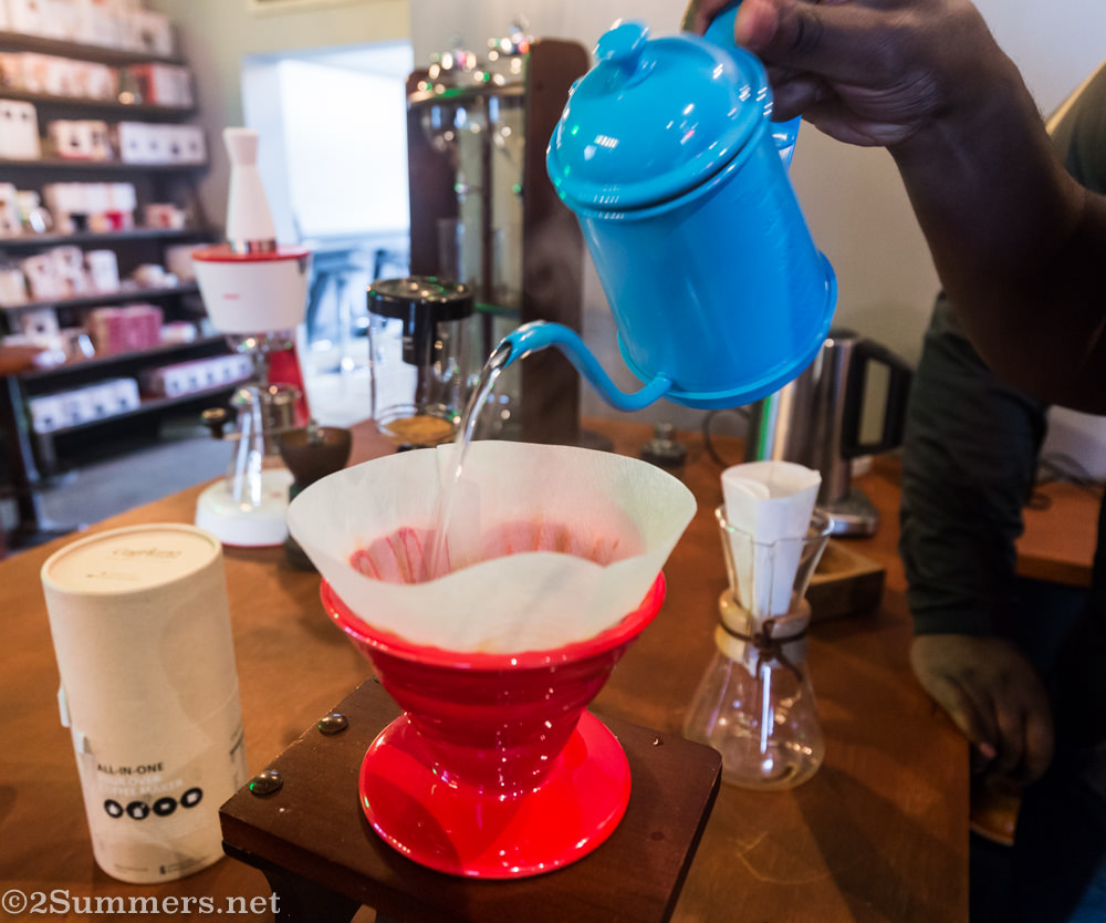Pour-over at Urban Grind