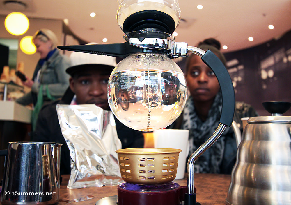 Vacuum brewing at Cramer’s Coffee