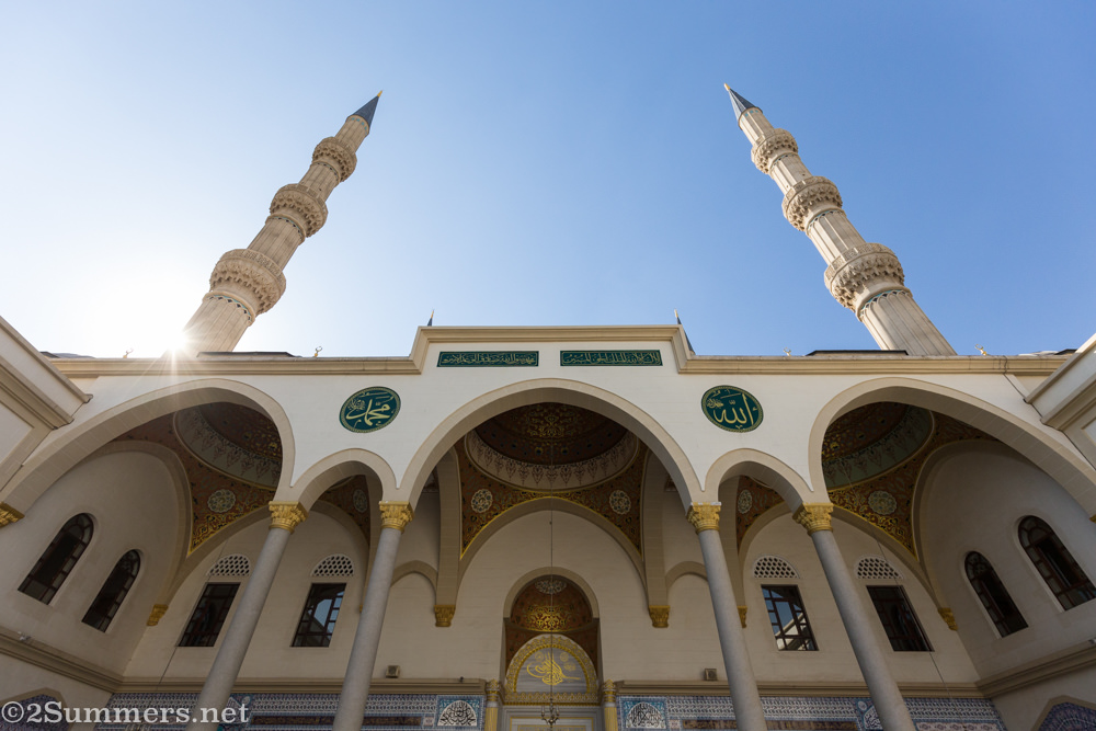 Nizamiye Mosque minarets