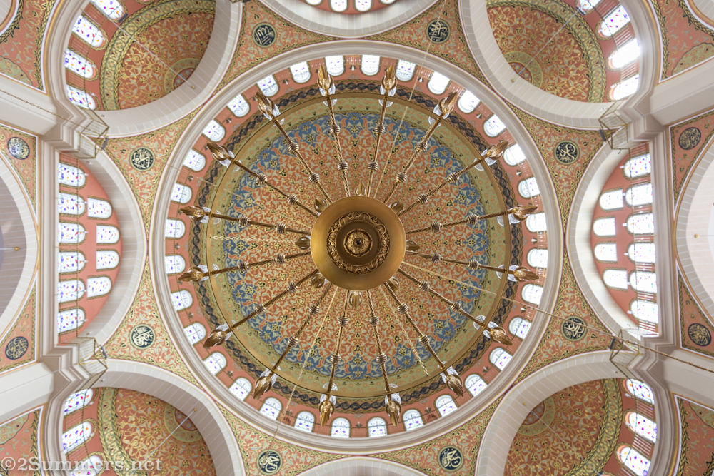 Ceiling of Nizamiye mosque