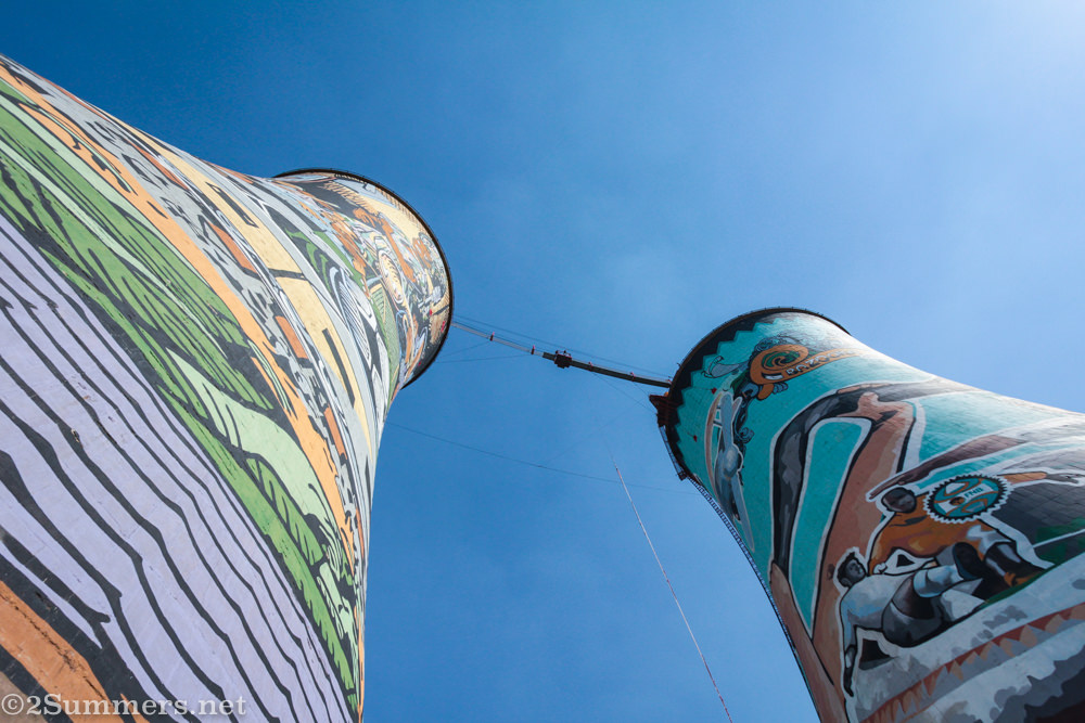 The Orlando cooling towers in Soweto