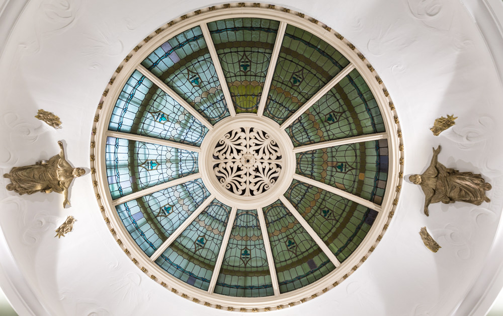 Corner House Capital Cafe coffeeshop ceiling