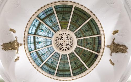 Corner House Capital Cafe coffeeshop ceiling