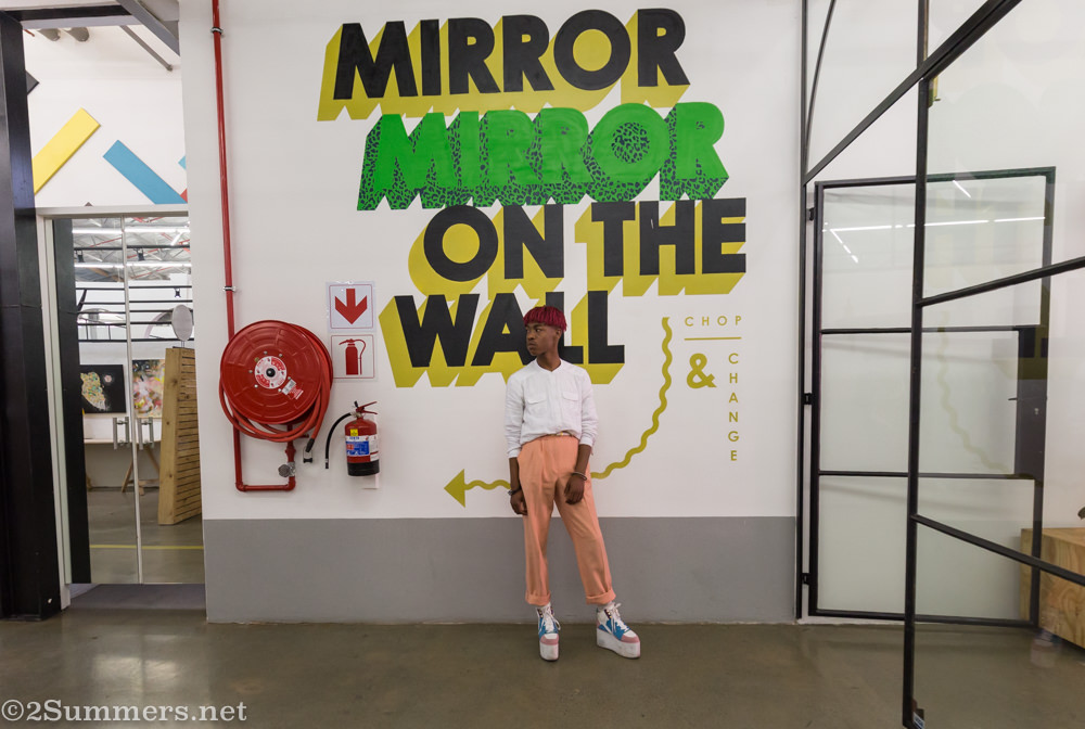 Jade outside Dr. Pachanga in Work Shop New Town