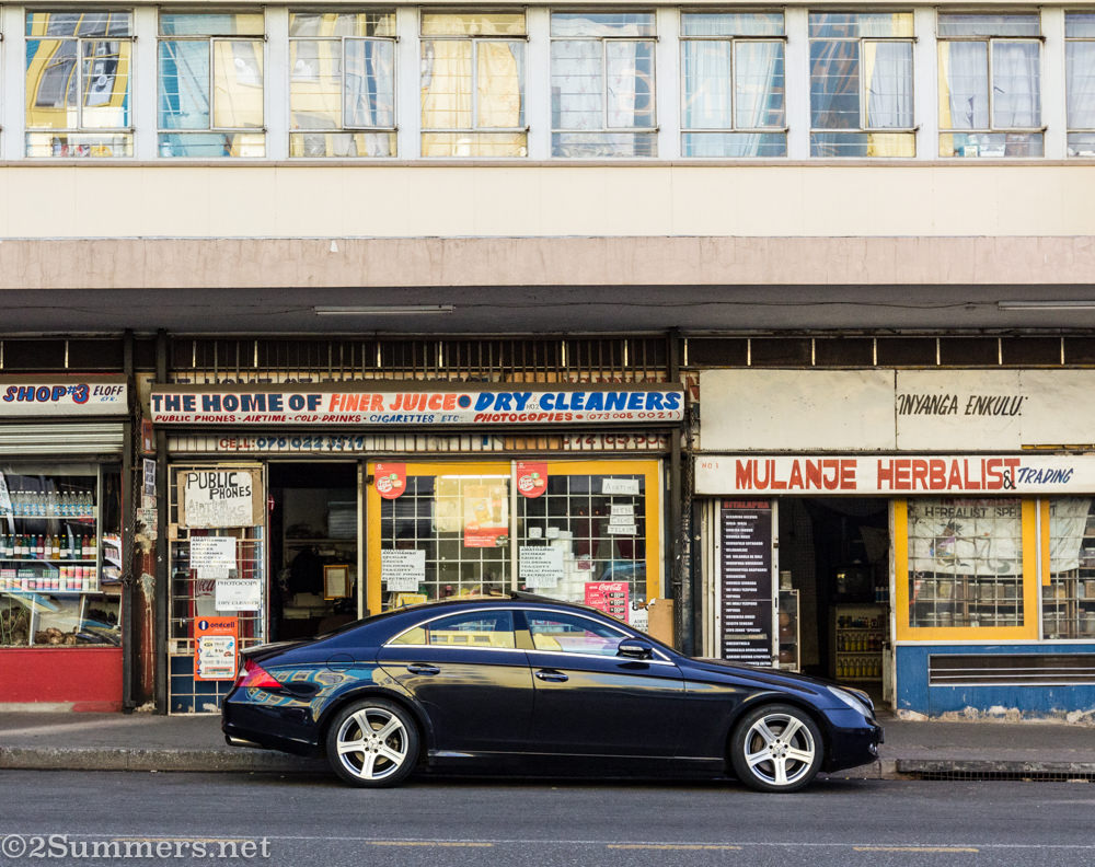 Muti shops on Eloff Street