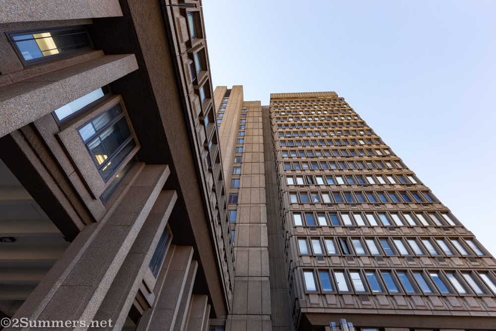 Brutalist architecture at Braamfontein Civic Centre