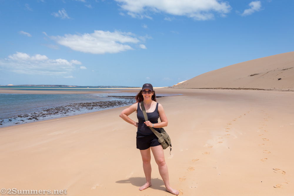 Heather on Bazaruto Island
