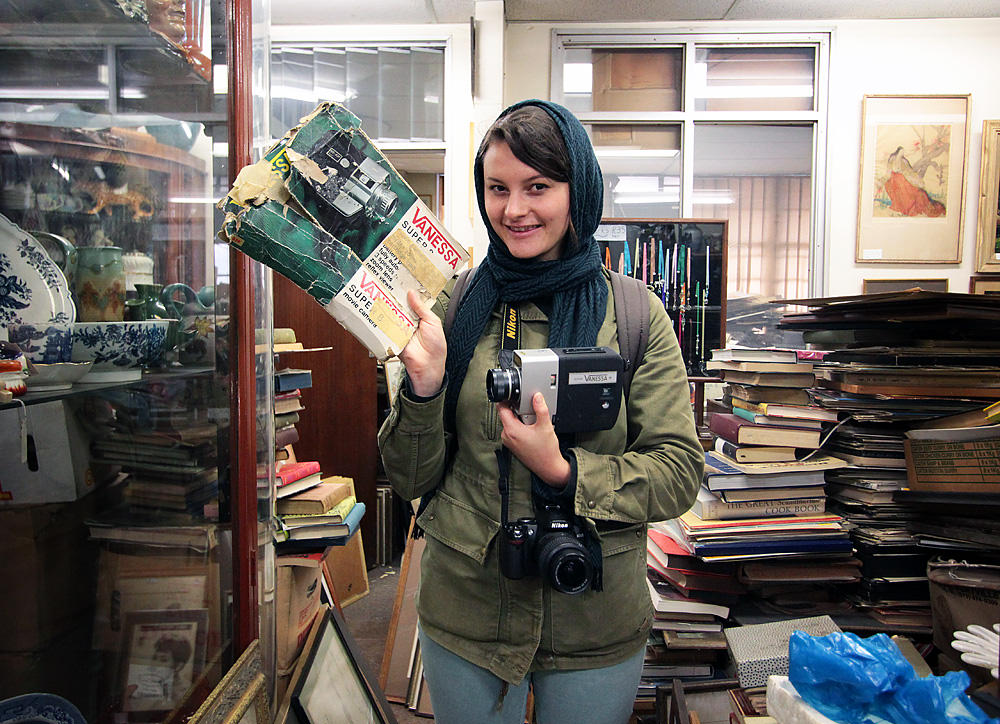 Vanessa in the Collectors Treasury