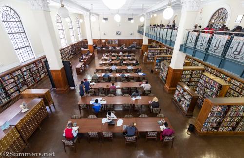 People studying at Joburg library