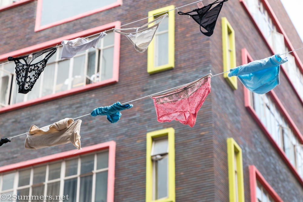 Underwear and building