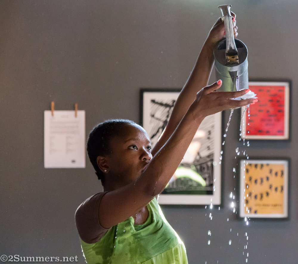 Woman performing at SoMa