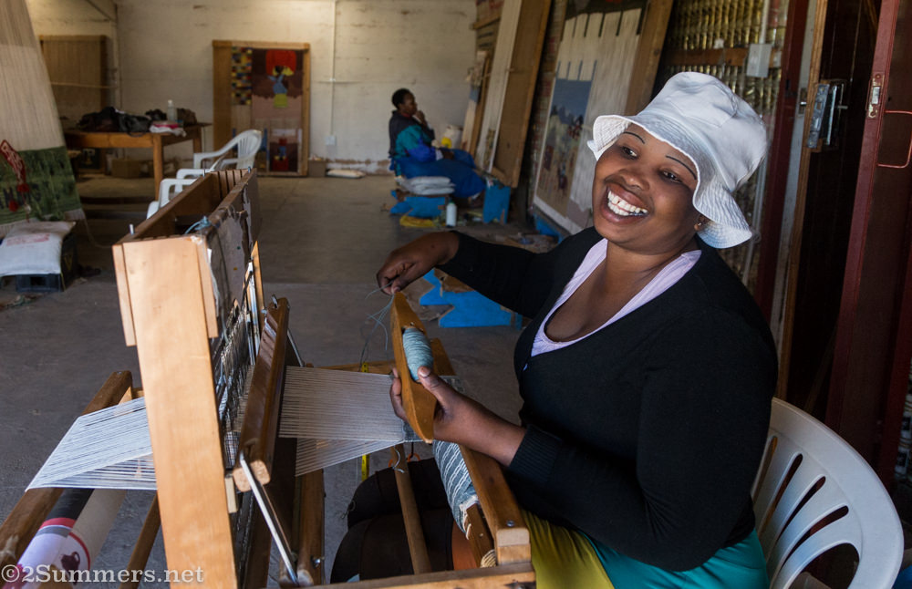 Cotton loom at Elelloang Basali