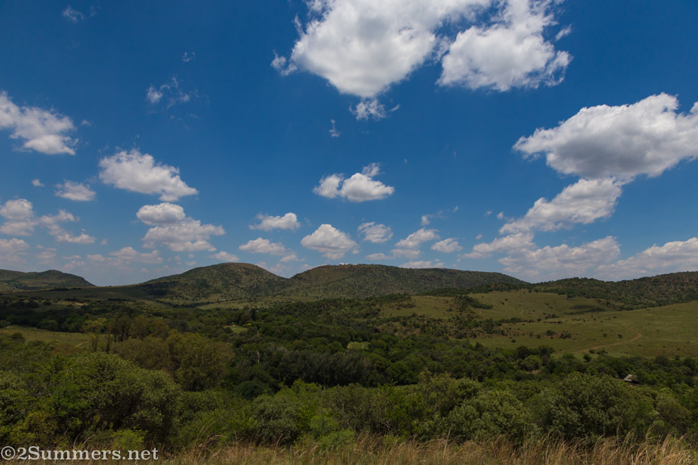 Rolling green hills at Hennops