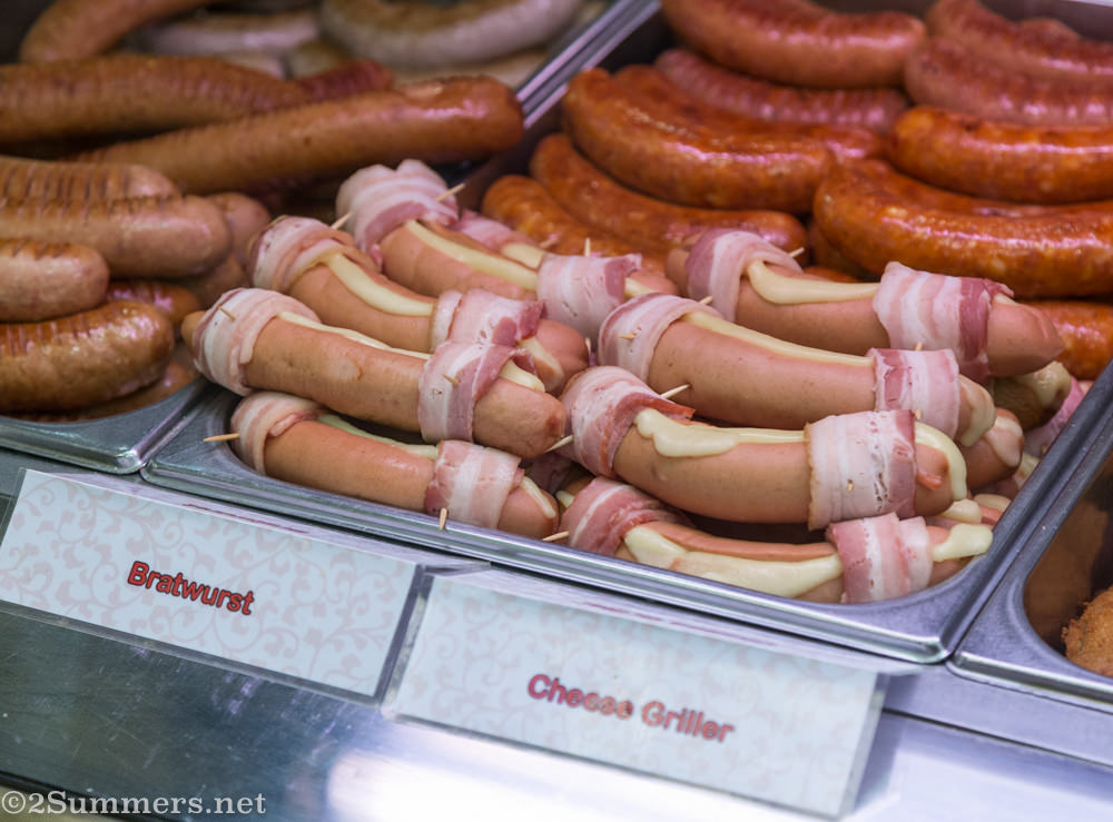Sausages at the Schwaben Butchery