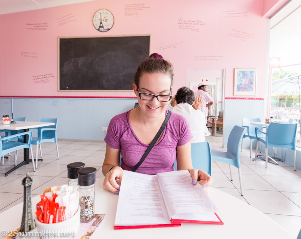 Krista at Patisserie de Paris in Blairgowrie