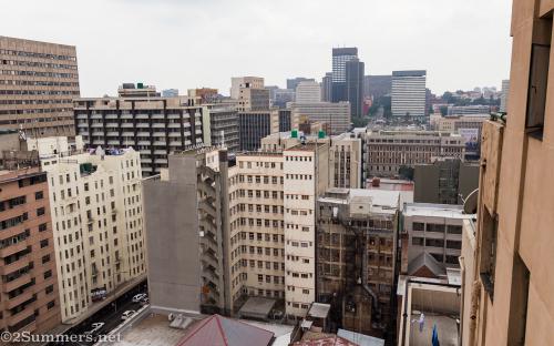 View of Joburg from Ansteys