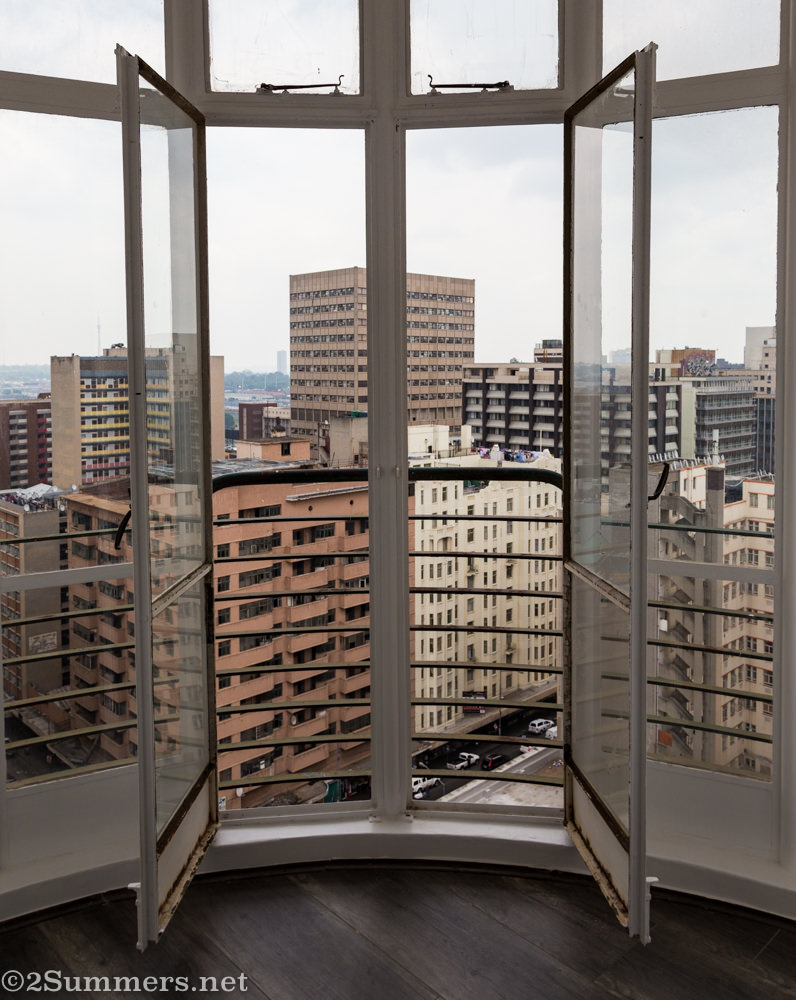 View through the window at Ansteys