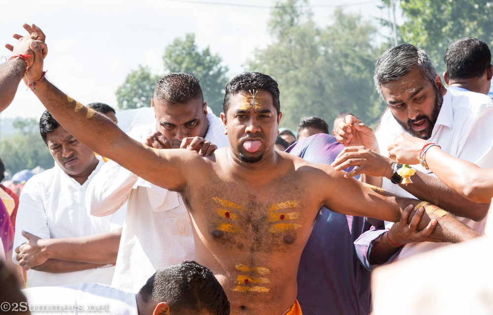 Tedrick Naicker at Kavady