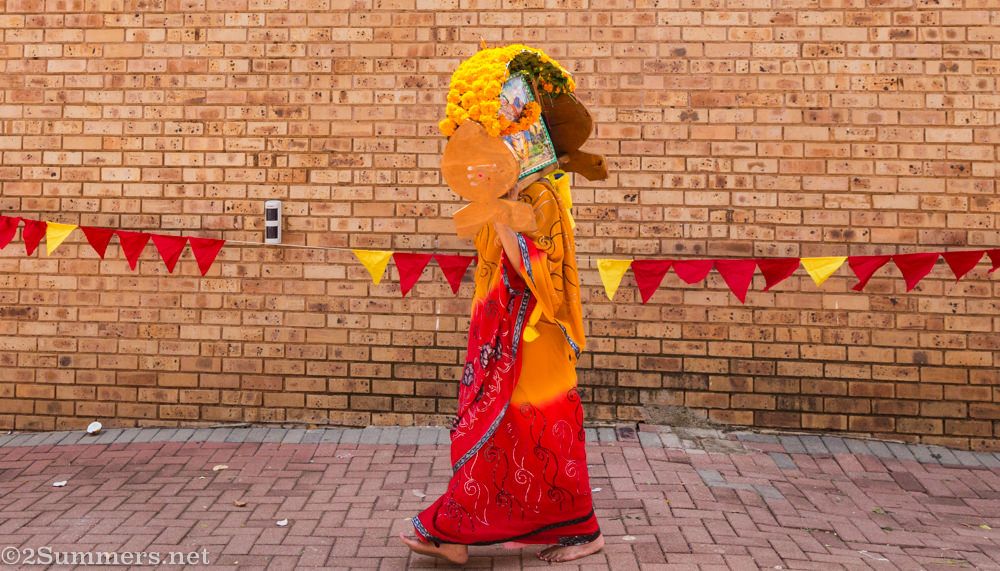 Woman carrying Kavady