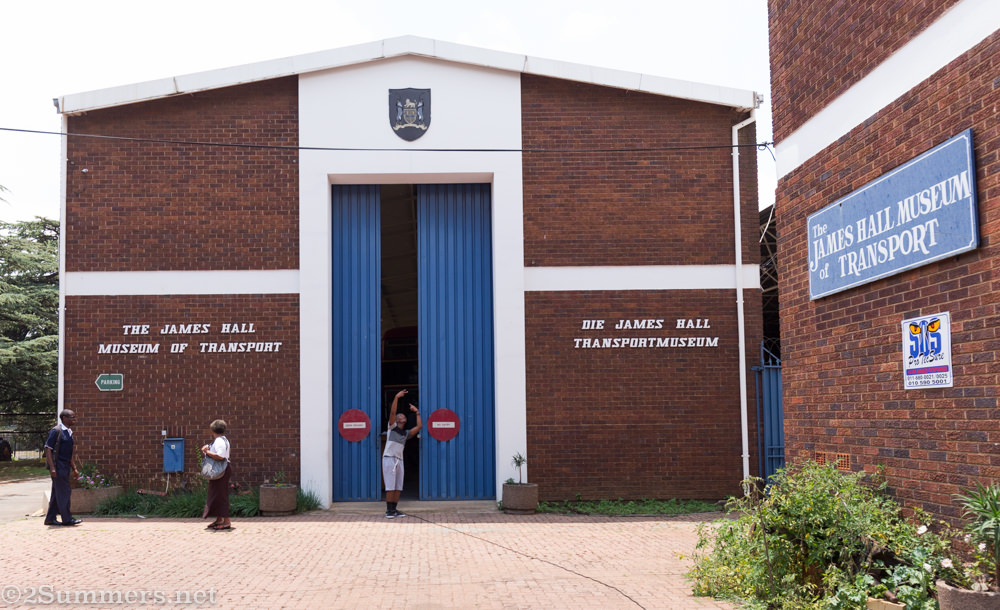 Outside the Transport Museum